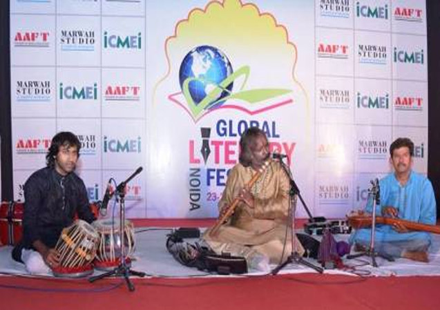 Music Recital by Rajendra Prasanna at Global Literary Festival Music Recital by Rajendra Prasanna at GLFN