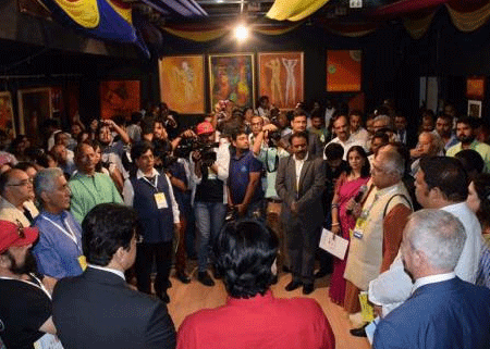 Exhibition of Paintings Opened at 2nd Global Literary Festival