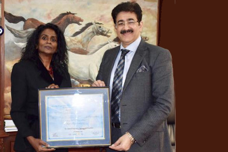 Peace Minister of Principality Monte de Agrella Visited AAFT