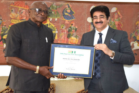 H.E. Major General Chris Sunday Eze Patron to Indo Nigerian Film Association