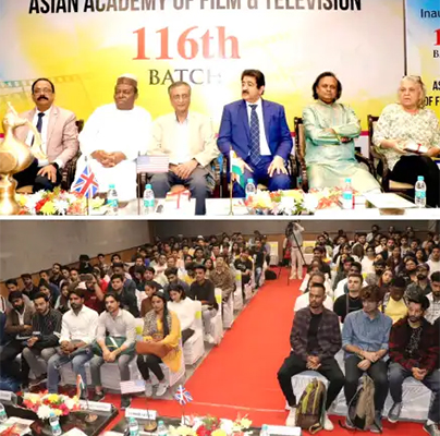 116th Batch of AAFT Inaugurated with Pomp and Show at Marwah Studios