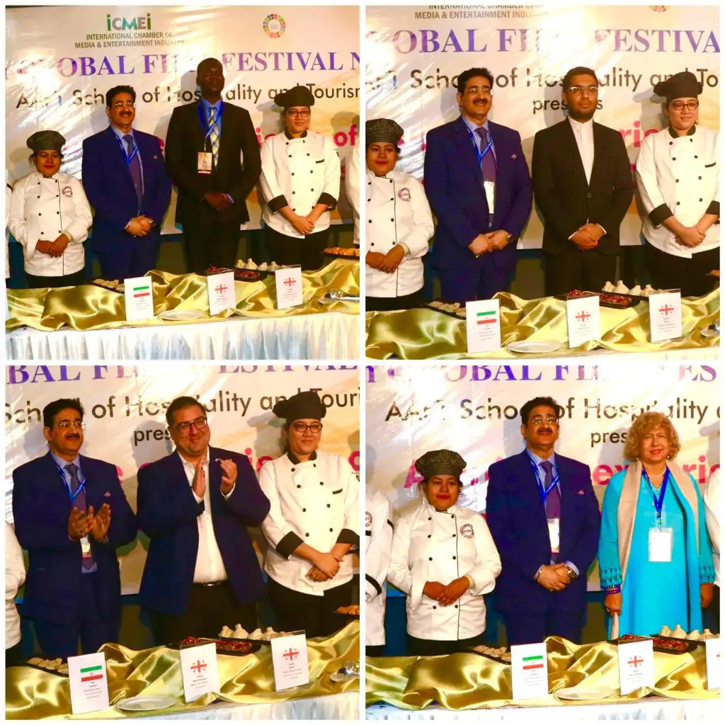Culinary Extravaganza at 16th Global Film Festival: AAFT School of Hospitality and Tourism Delights Dignitaries with International Cuisine