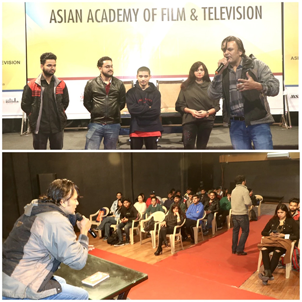 Media Person Ali Haider Ignites Enthusiasm at AAFT’s Exclusive Acting Workshop
