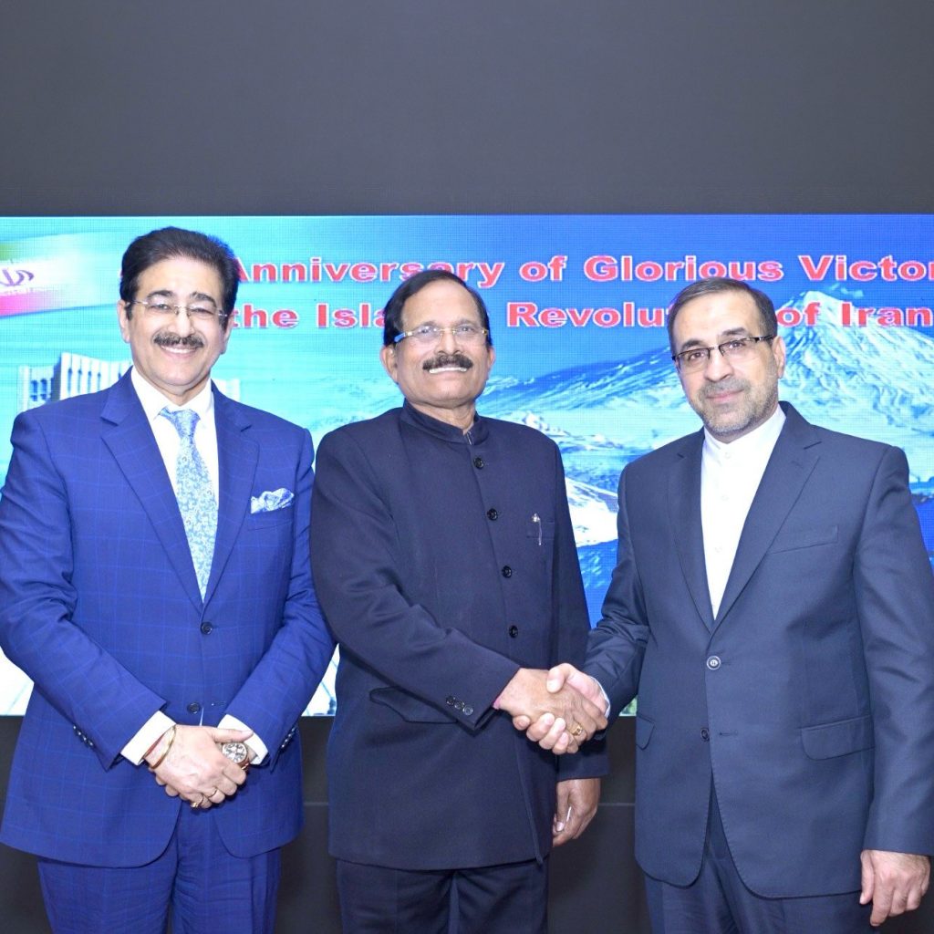 Sandeep Marwah Special Guest at Iran National Day Celebration