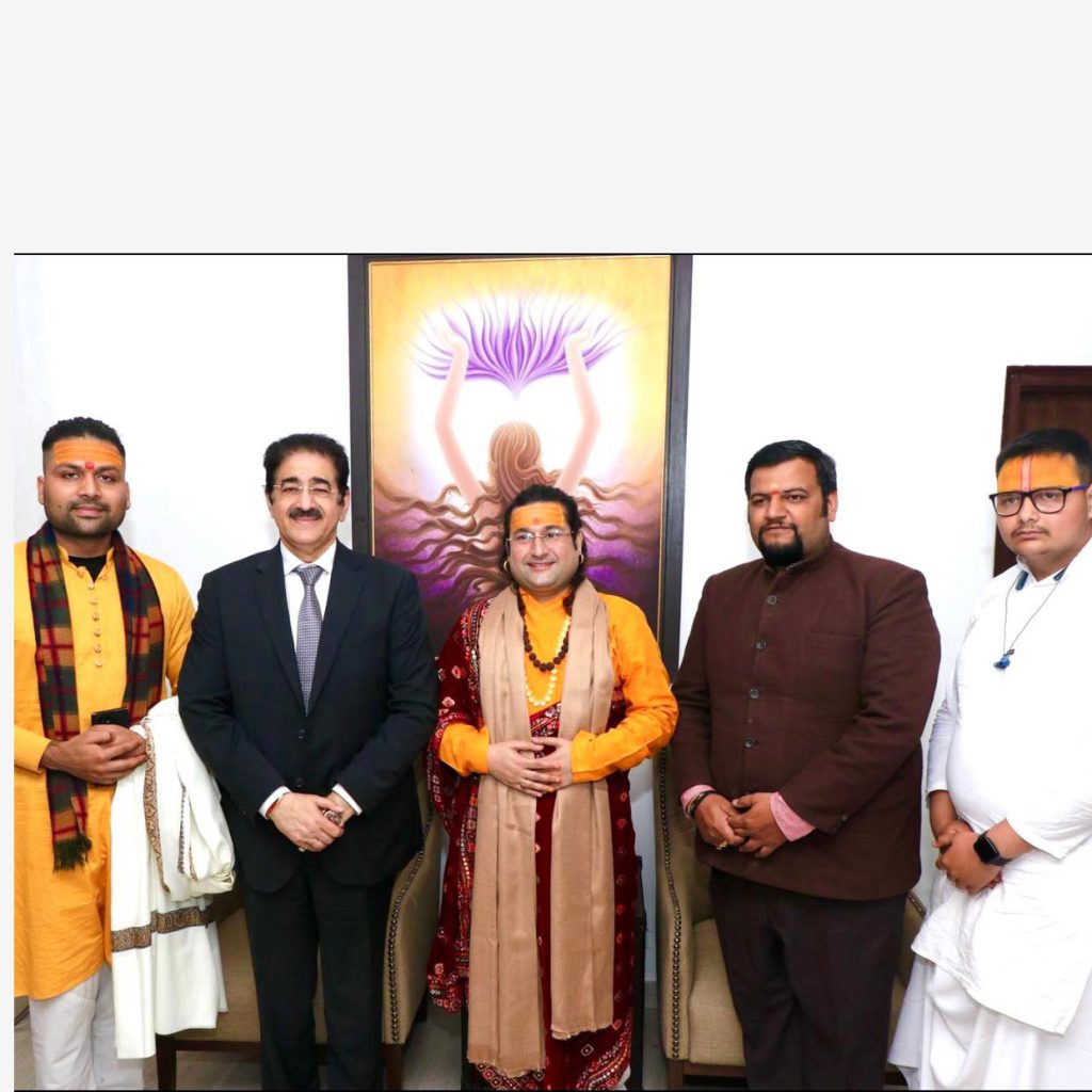 Spiritual Leader Bhagwat Deshmukh Vashith Ji Maharaj Visits International Headquarters of WPDRF