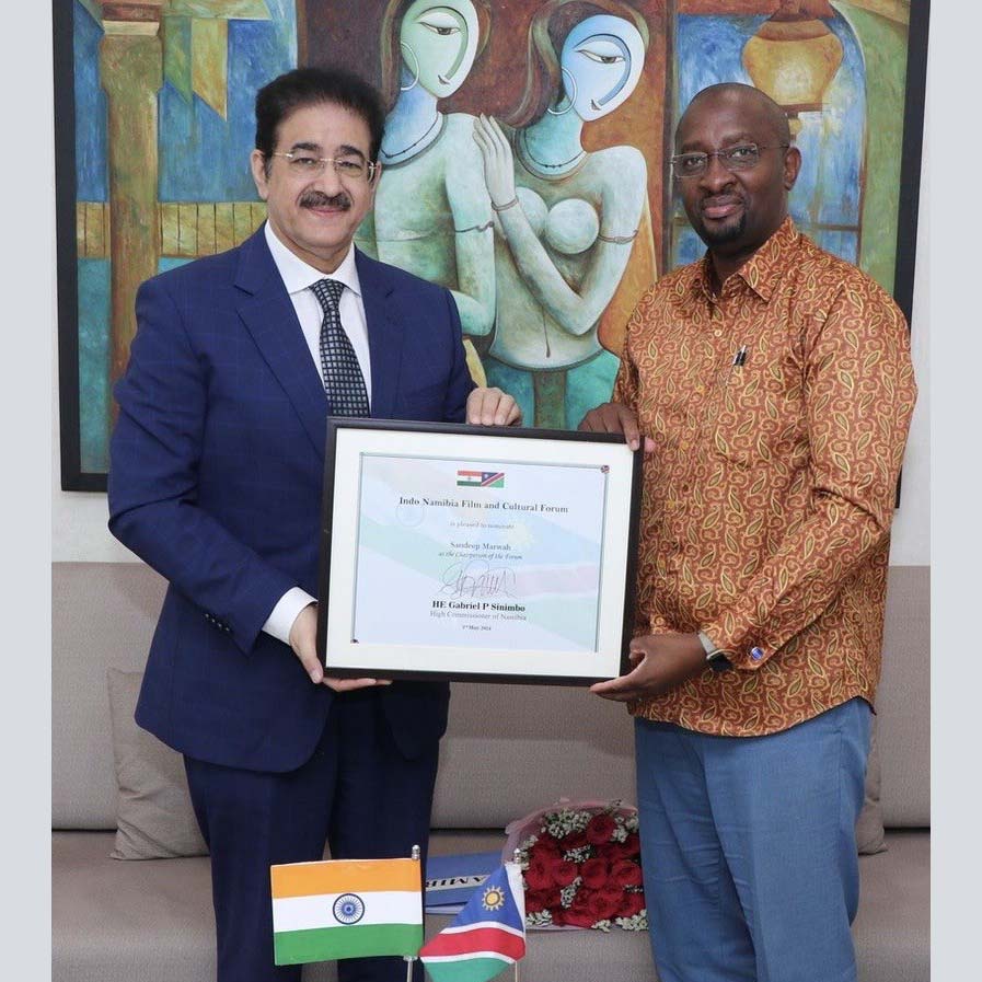 Dr. Sandeep Marwah Appointed Chair for Indo Namibia Film and Cultural Forum