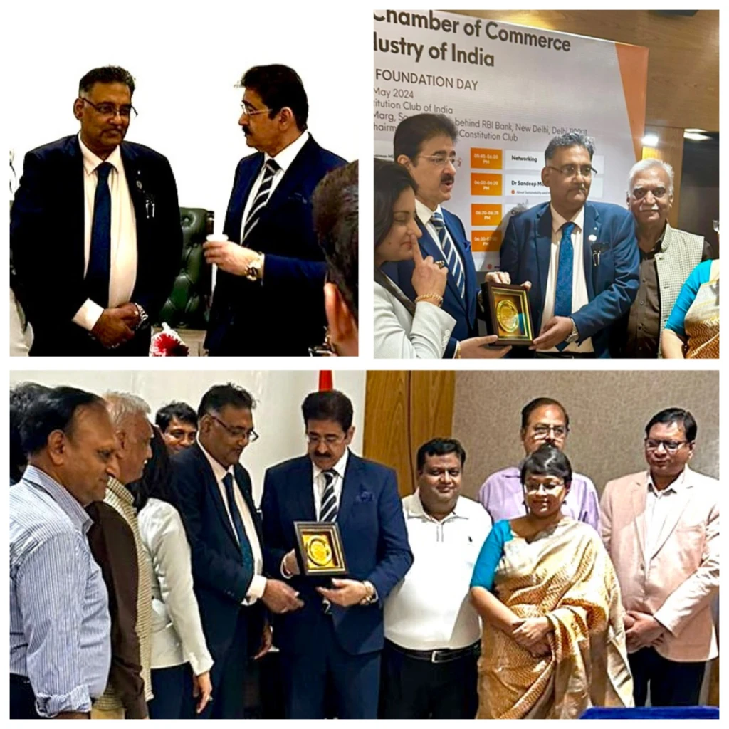 Dr. Sandeep Marwah Honored on 5th Anniversary of MSME Chamber of Commerce
