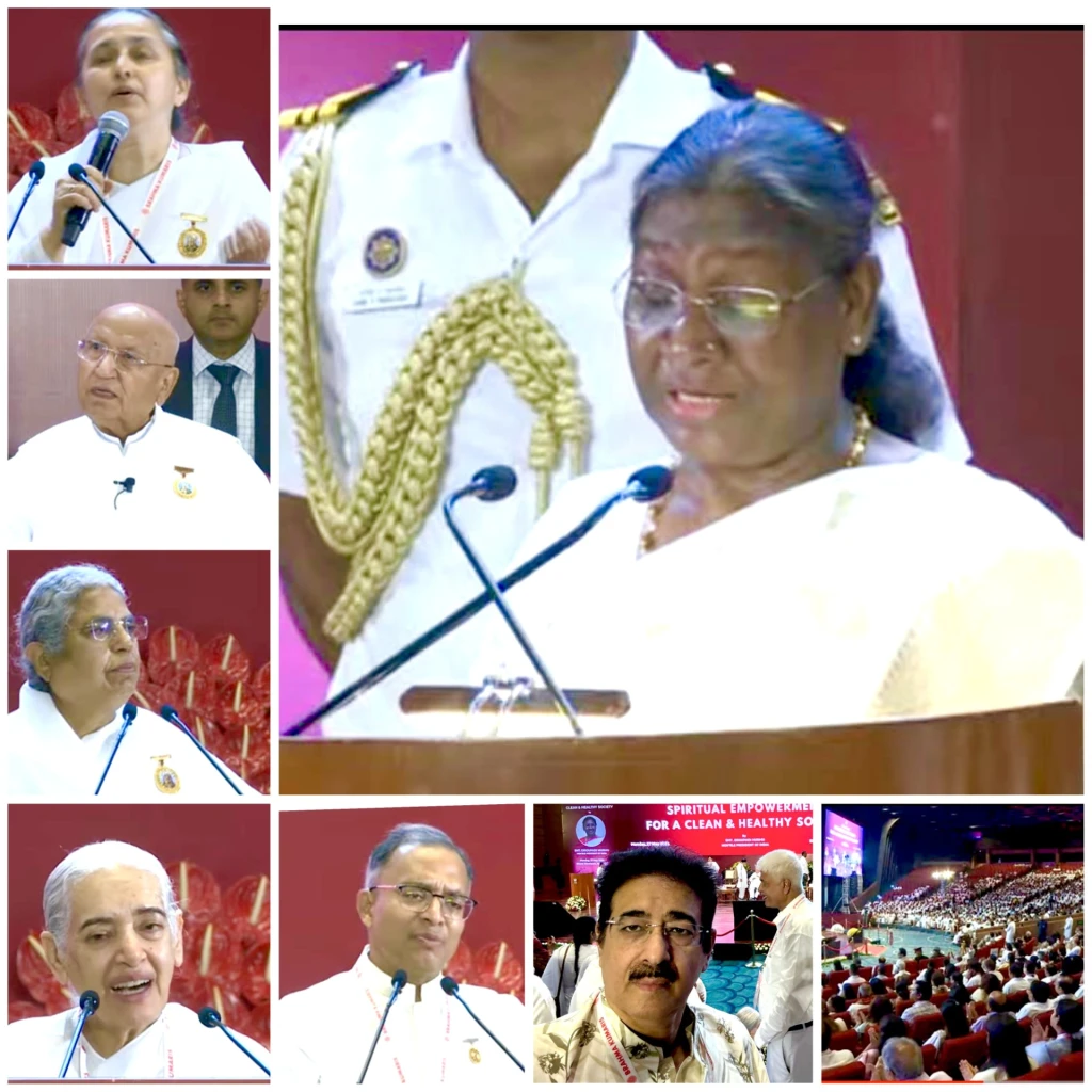 National Launch of Spiritual Empowerment for a Clean and Healthy Society Inaugurated by President of India