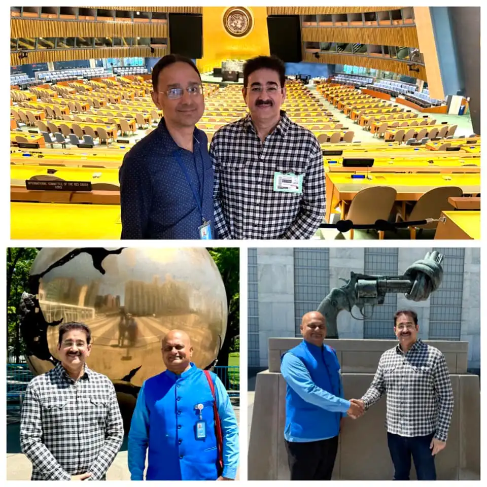 Dr. Sandeep Marwah Visits United Nations Headquarters in New York