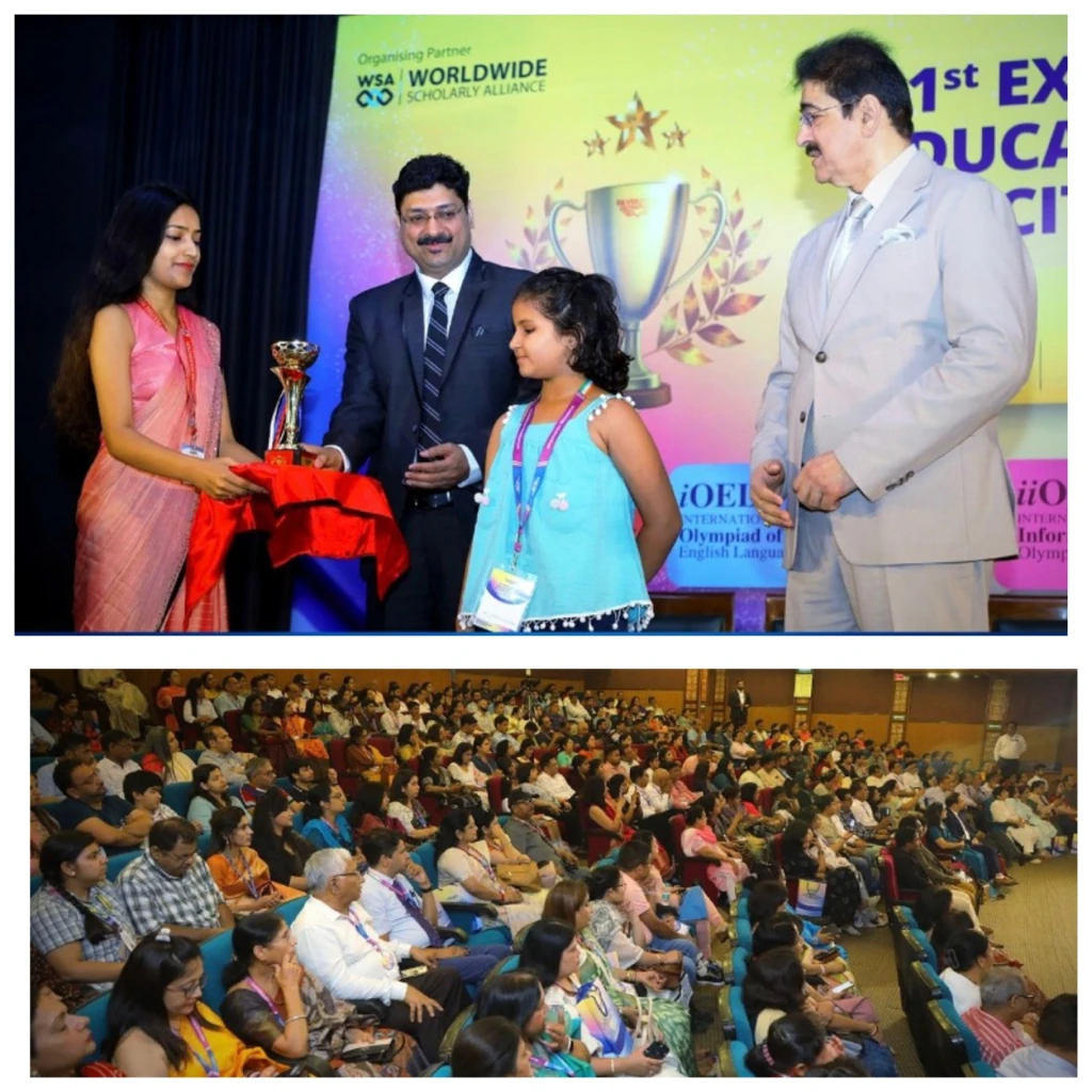 Dr. Sandeep Marwah Presents Educational Awards at SilverZone Foundation’s Felicitation Ceremony