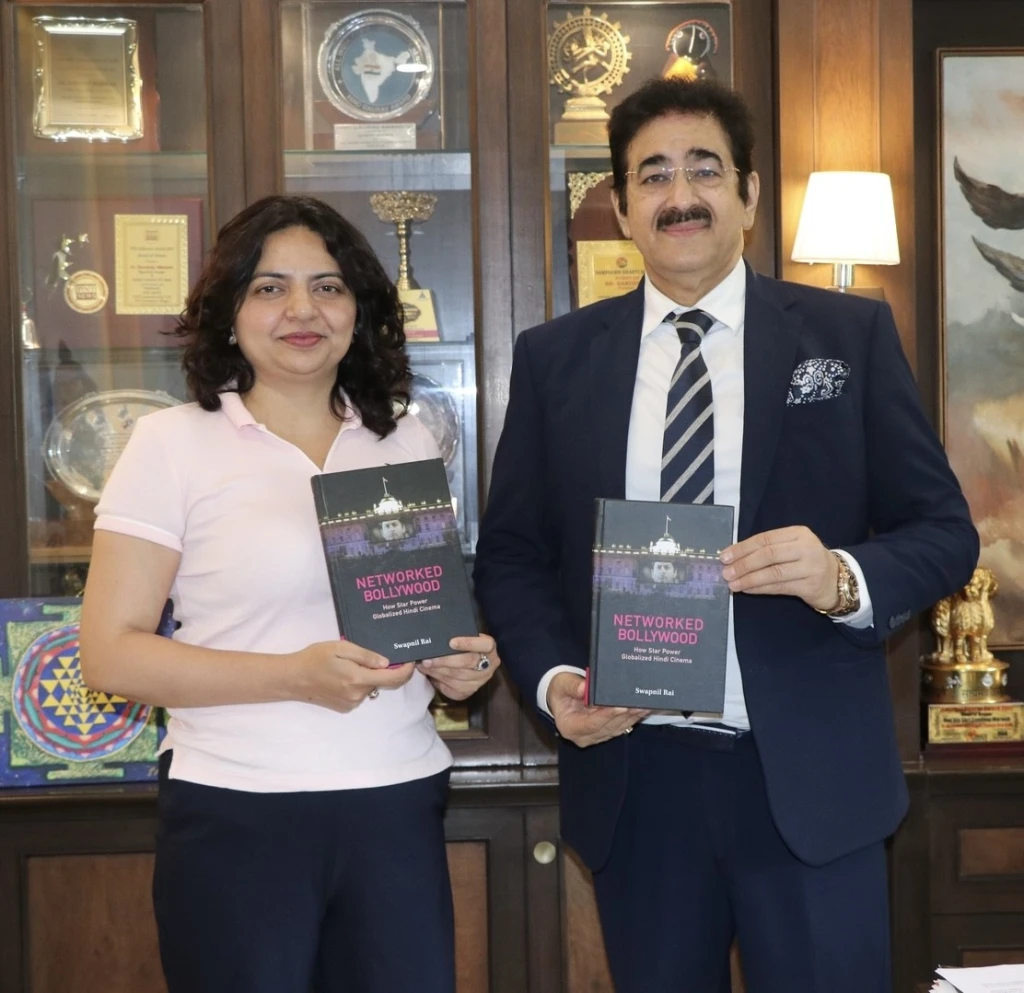 Swapnil Rai Presents “Networked Bollywood” to Sandeep Marwah at Marwah Studios