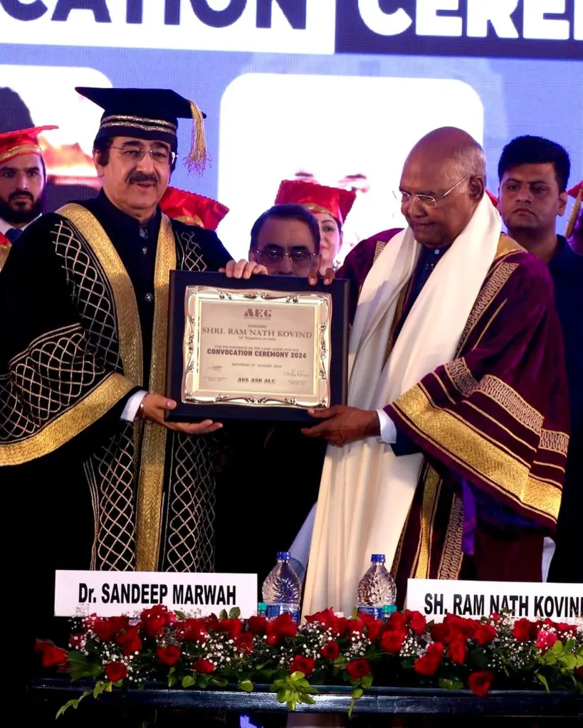 14th President of India Graces Historic Convocation at Asian Education Group