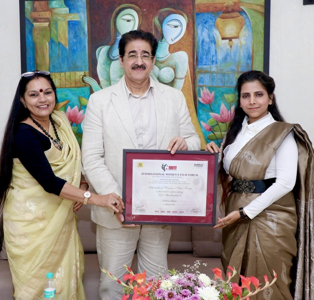 Shobhanaa Dhimaan Honored with Life Membership of International Women’s Film Forum