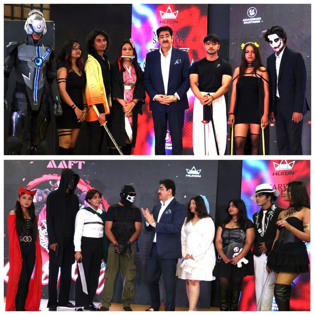 Comic Characters Come to Life at First-Ever Fashion Show During Xtreme Champions League at Marwah Studios