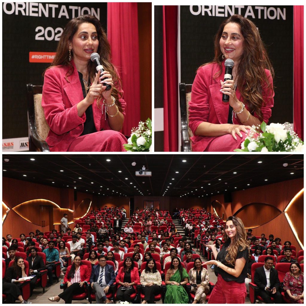 Anusha Dandekar Inspires Students at AAFT Orientation 2025