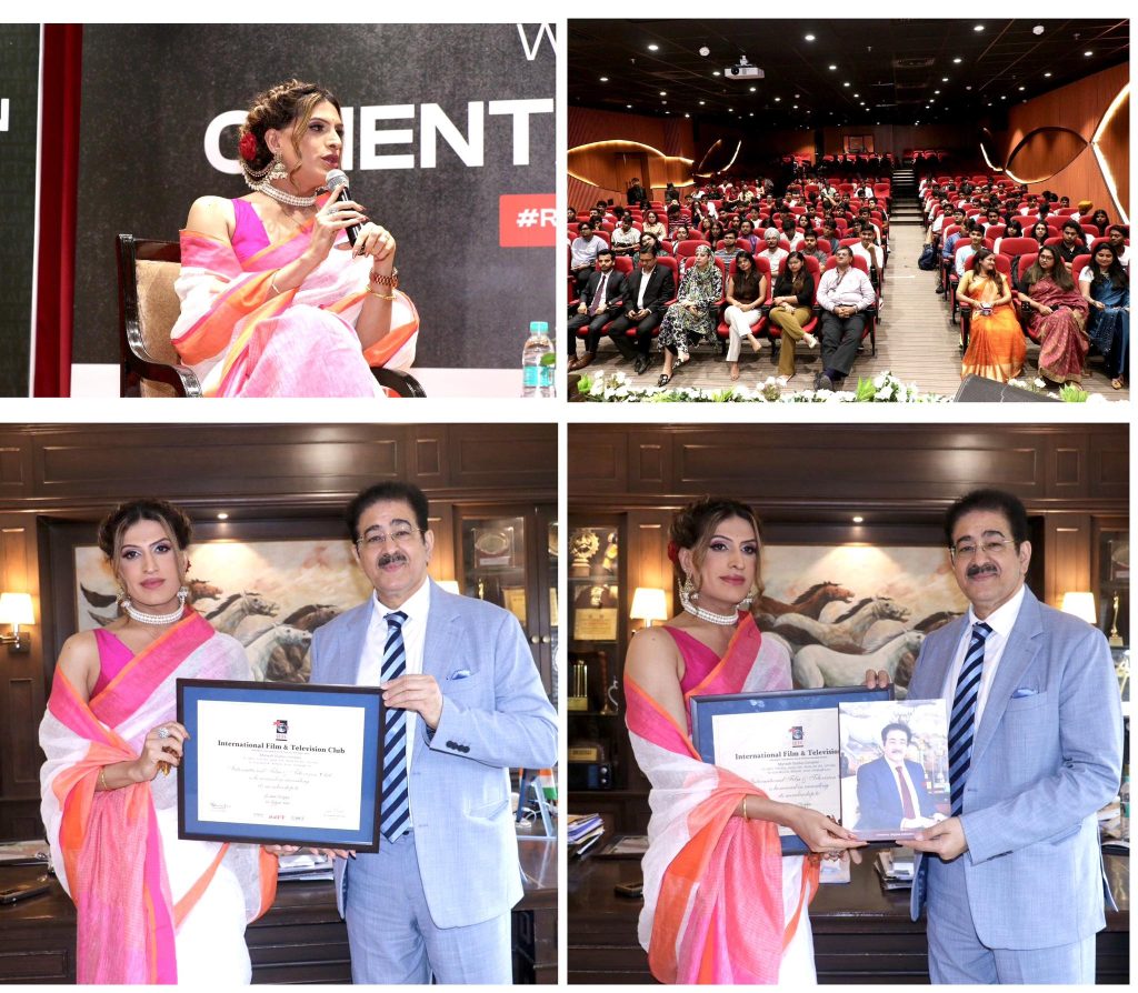 Anusha Dandekar Inspires Students at AAFT Orientation 2025