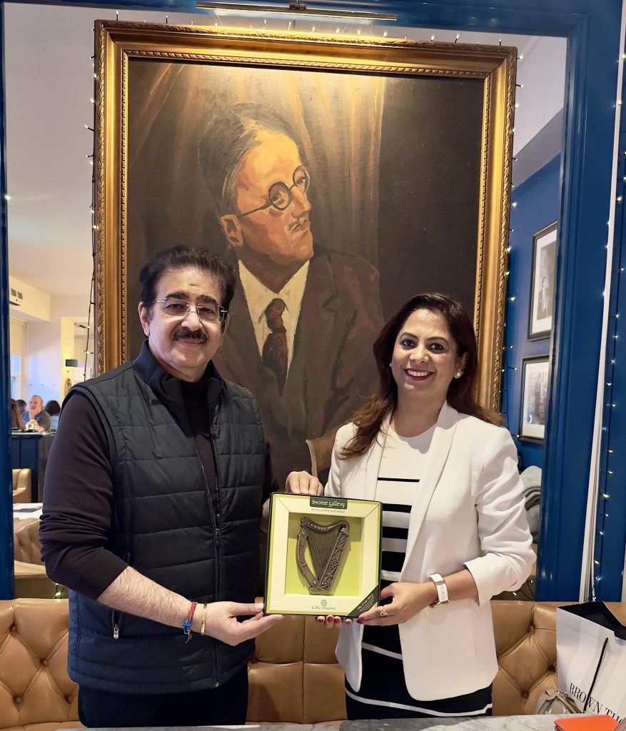Dr. Sandeep Marwah Honoured with Ireland’s National Emblem for Promoting Peace and Unity through Art and Culture
