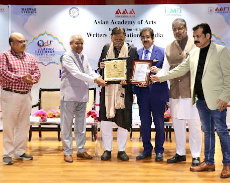 8th Atal Bihari Vajpayee National Award for Promotion of Art & Culture – Lifetime Achievement Award Conferred Upon Dr. Vibhuti Narain Rai
