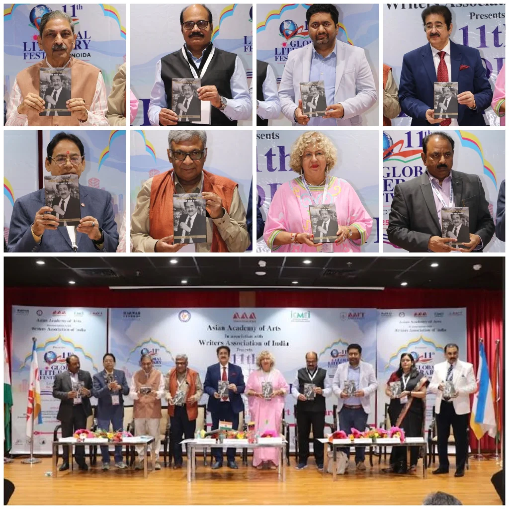Grand Release of “Anantata Ki Rah Par” — A Powerful Biography on Dr. Sandeep Marwah Unveiled at 11th Global Literary Festival Noida
