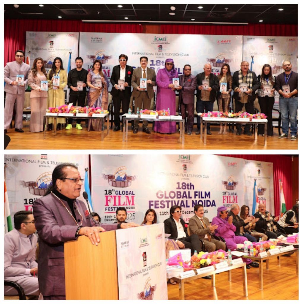 Book Release Ceremony of Dr. Kumar Prashant Manav’s Works “Building a Better Future” & “Book of Life” Held at 18th Global Film Festival Noida