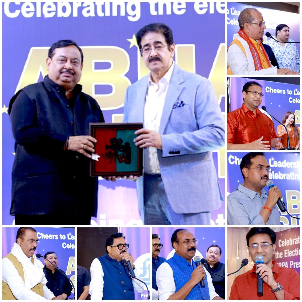 Dr. Sandeep Marwah Honoured as Vice President of Film Federation of India at Grand Function in Patna