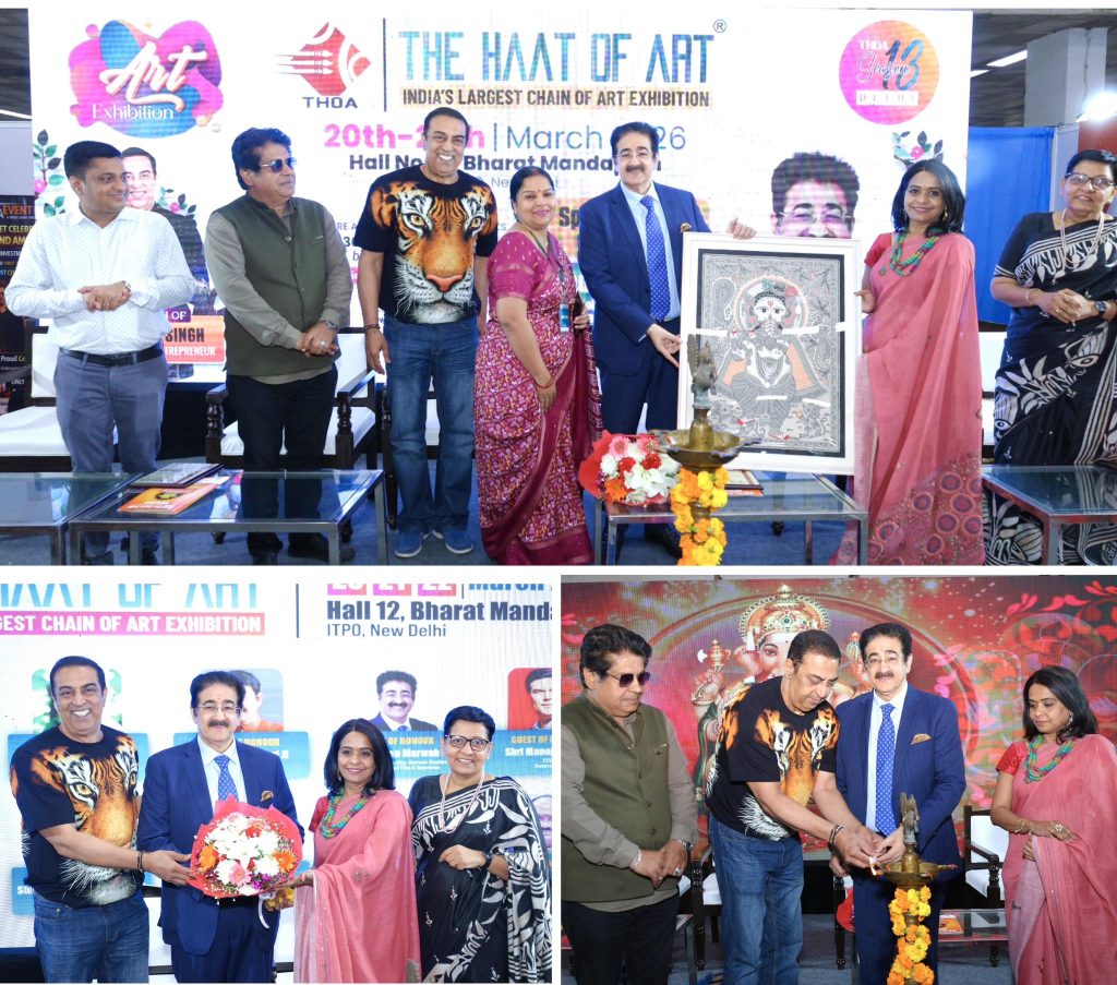 Dr. Sandeep Marwah Inaugurates Grand 3-Day Art Expo “HAAT ART” at Bharat Mandapam