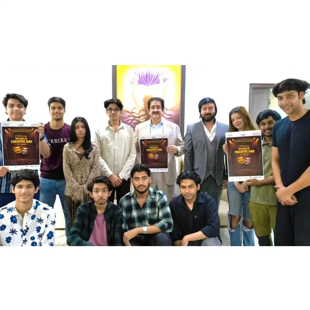 AAFT School of Drama & Acting Celebrates World Theatre Day with Enthusiasm at Marwah Studios