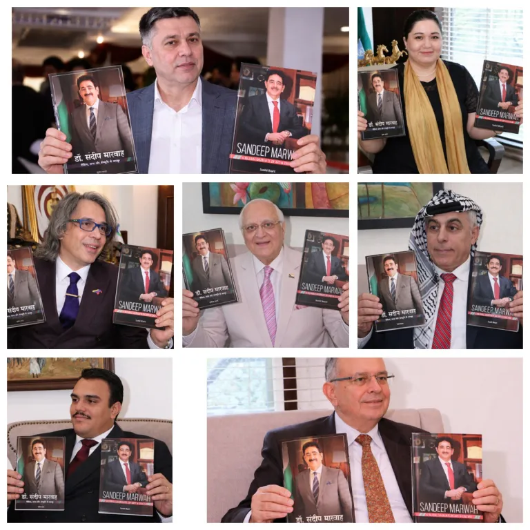 Grand International Launch of Two Books Dedicated to Sandeep Marwah