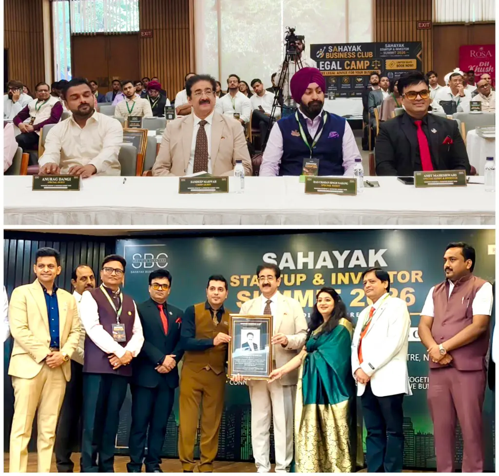 Dr. Sandeep Marwah Inaugurates Sahayak Startup & Investor Summit at India International Centre