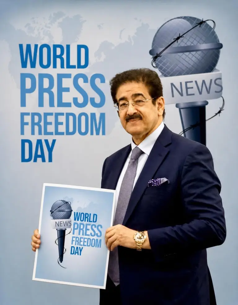World Press Freedom Day Celebrated at Marwah Studios by International Chamber of Media and Entertainment Industry